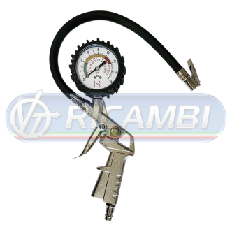 1 - PISTOLA ARIA GONFIAGGIO C/MANOMETRO 16 bar