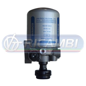 1 - ESSICCATORE ARIA C/FILTRO 13 BAR ELETTRONICO ORIG. WABCO