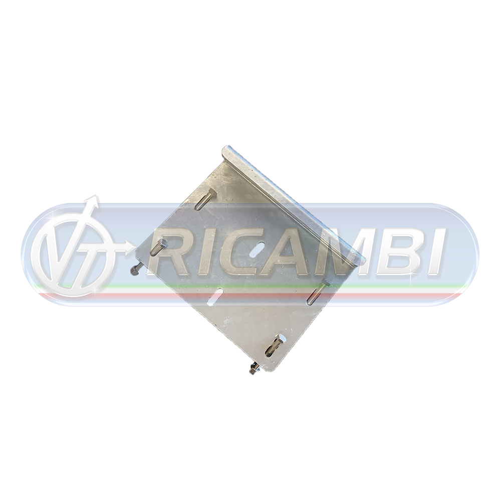 2 - SUPPORTO ZINCATO PER FERMAPORTA STOPPER 190X150X40