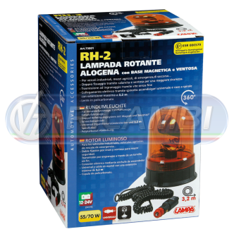 2 - LAMPADA ROTANTE ALOGENA MAGNETICA