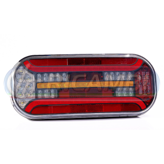 2 - FANALE POST. FULL LED 6 FUNZIONI 12-36V C/RETROMARCIA DX C/CONNETTORE