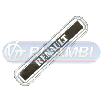1 - FANALINO INGOMBRO LED SCRITTA RENAULT BIANCO