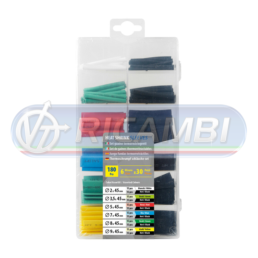 2 - GUAINE TERMORESTRINGENTI, SET 180PZ