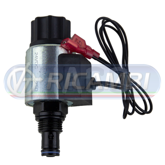 1 - ELETTROVALVOLA SPONDA COMPLETA SINGOLO EFF. 24V DHOLLANDIA