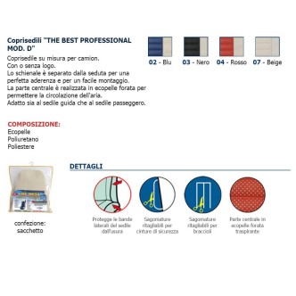 1 - COPRISEDILE FH 12-16 2001-2012 THE BEST PROF. MOD. D BLU SING.