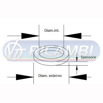 1 - RONDELLA RAME DIAM.INT. 8