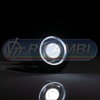 1 - FANALINO INGOMBRO A INCASSO TONDO 1 LED BIANCO