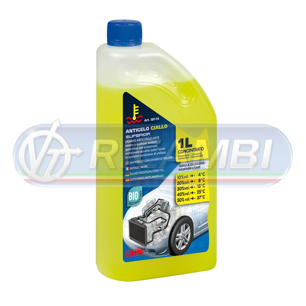 1 - LIQUIDO REF. RADIATORE 1 LT GIALLO