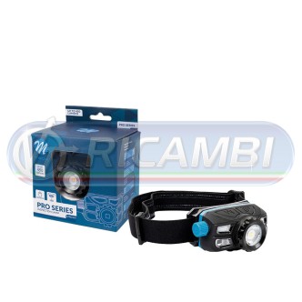 1 - LAMPADA ISPEZIONE DA TESTA CON ELASTICO E SENSORE DI MOVIMENTO