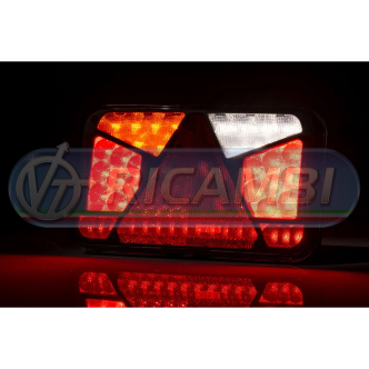 1 - FANALE POST. FULL LED CANBUS 6 FUNZIONI 12-36V SX