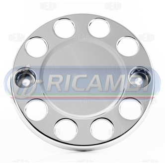 1 - ANELLO PARADADI 10 FORI ACCIAIO INOX FORO 32 MM PER CERCHI IN LEGA ANTITORSIONE CIECO