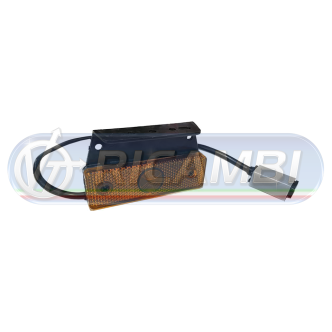 1 - FANALINO INGOMBRO 1 LED ARANCIO C/STAFFA