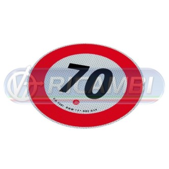 1 - ADESIVO VELOCITA LIMITE 70