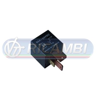 1 - RELAIS 24V 4 CONTATTI 80A FH - FM