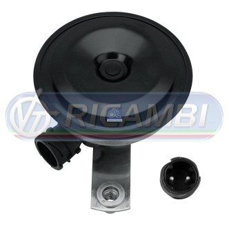 1 - AVVISATORE ACUSTICO 24V CON. TONDO 113