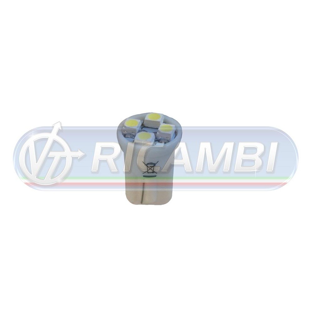 1 - LAMPADINA T10 28V 4 LED SMD1210