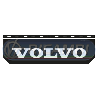 1 - PARASPRUZZI 62x17 CM NERO C/SCRITTA VOLVO