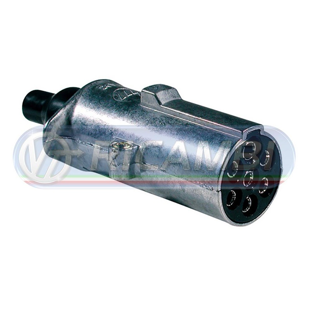 1 - SPINA 24V - N 7P (F) ALLUMINIO FASTON