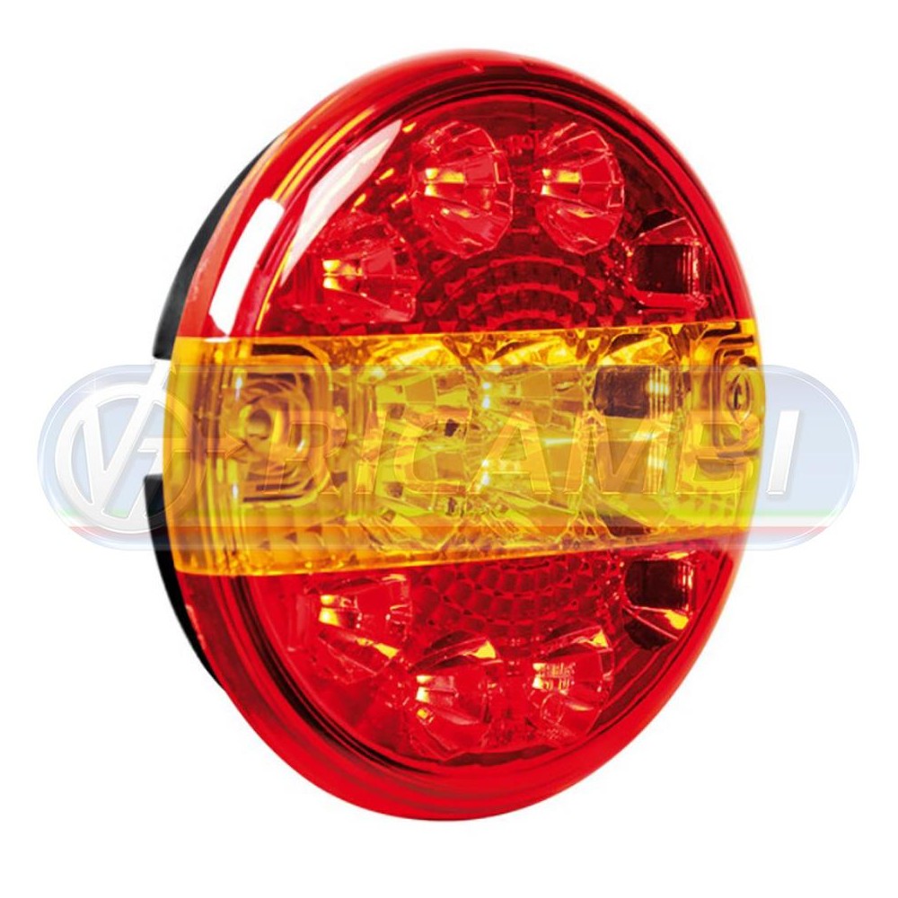 1 - FANALE POST. FULL LED 3 FUNZIONI 12-36V DX/SX TONDO
