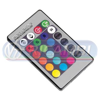 1 - LAMPADA LED A STRISCIA 12/24V 60 LED 16 COLORI L. 200 CM C/ TELECOMANDO