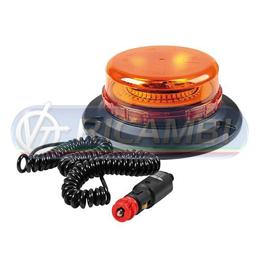 1 - LAMPADA ROTANTE LED MAGNETICA BASSA