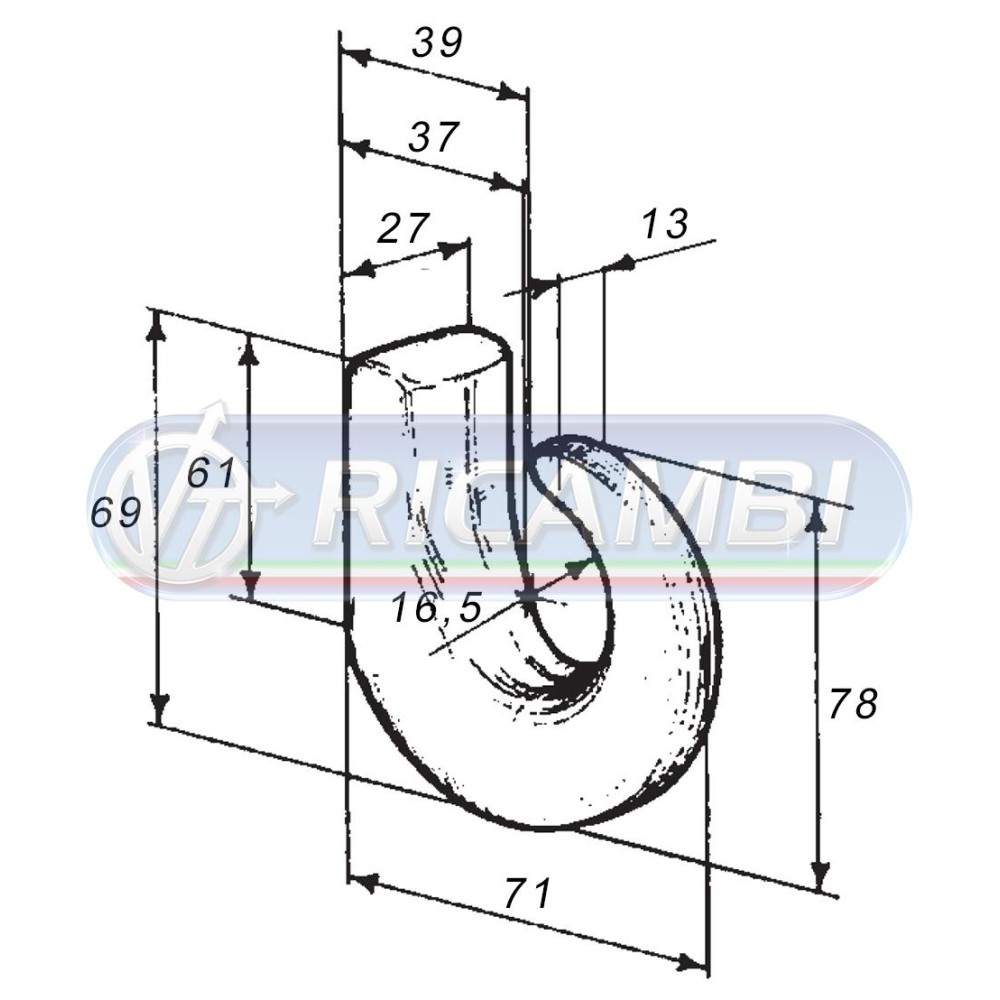 1 - GANCIO TRAINO DIAM.28