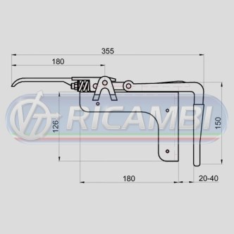 1 - CHIUSURA BARRA FERMACARICO ZINCATA