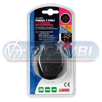 1 - PRESA 7 POLI (4 M + 3 F) PER COMANDO SPONDA