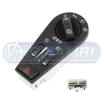 1 - INTERRUTTORE LUCI VOLVO FH 2 C/REGOL. ALTEZZA