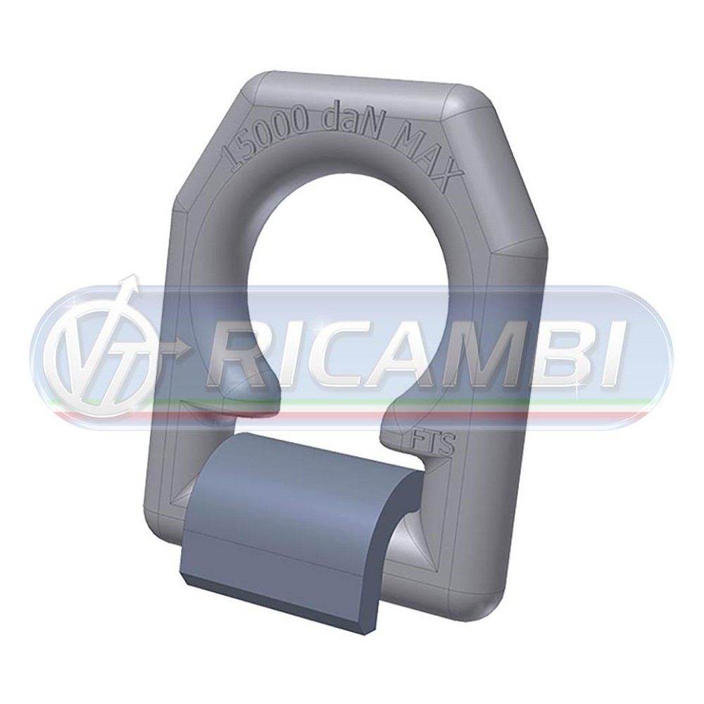 1 - ANELLO FERMACARICO 15T LARGO ZINC.  A SALDARE