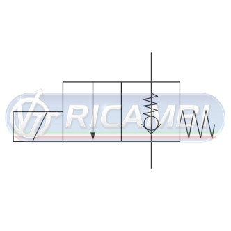 1 - ELETTROVALVOLA SPONDA COMPLETA SINGOLO EFF. 24V MBB SORENSEN DAUTEL