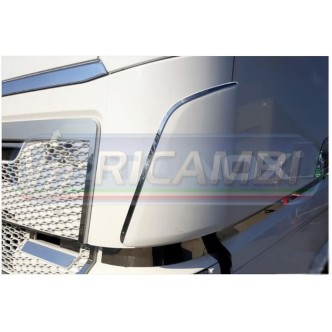 1 - CORNICI INOX DEFLETTORI ARIA FH 4 (2 PZ) ACITOINOX