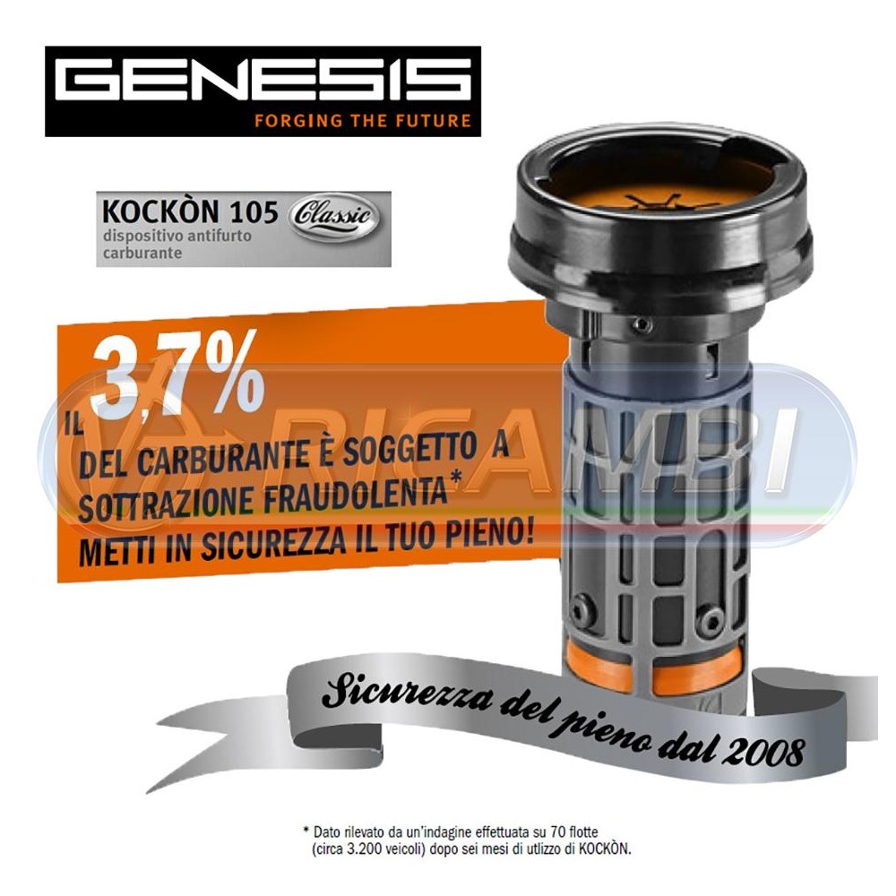 1 - ANTIFURTO KOCKON DIAM.105-80 mm S/TAPPO