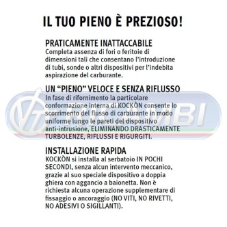 1 - ANTIFURTO KOCKON DIAM.105-80 mm S/TAPPO