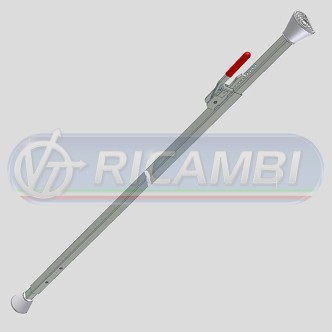 1 - BARRA FERMACARICO VERT. 1940-2890 C/SICURA E TAMPONI