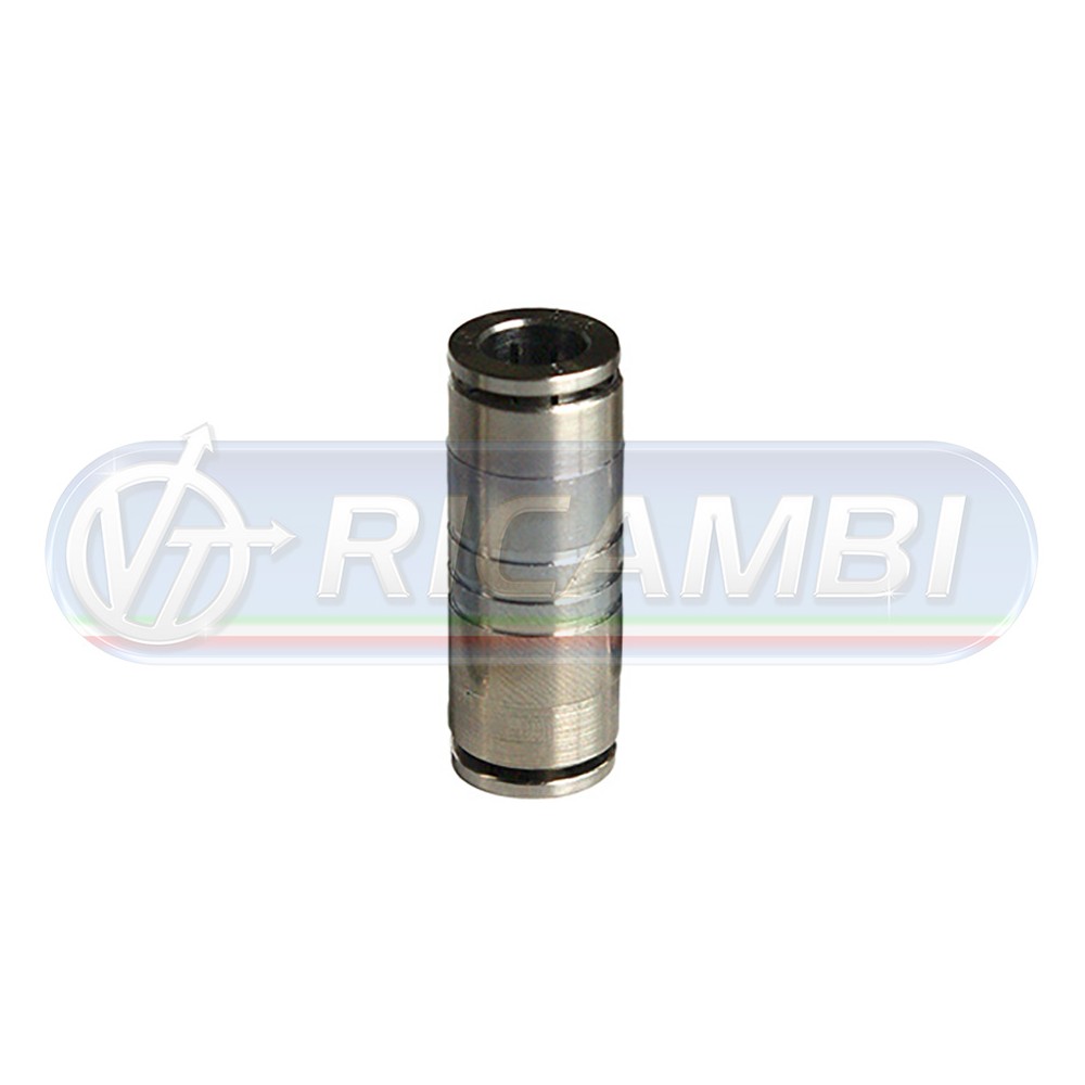 1 - RACCORDO INTERMEDIO RAPIDO DRITTO METALLO DIAM.8