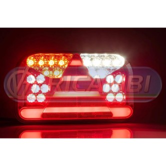 1 - FANALE POST. FULL LED 6 FUNZIONI 12-36V SX