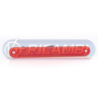 1 - FANALINO INGOMBRO 12 LED ROSSO
