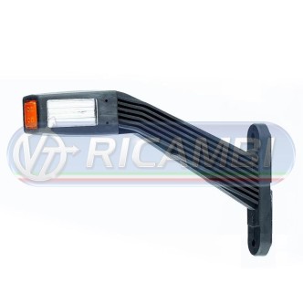 1 - FANALINO INGOMBRO POST. 12 LED STAFFA 60° DX