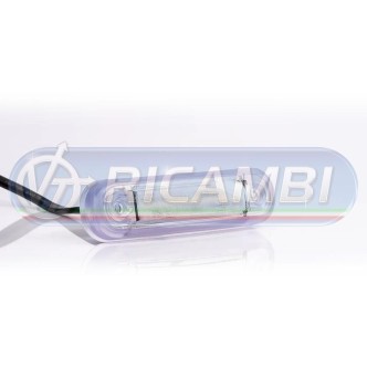 1 - FANALINO INGOMBRO TRASPARENTE STRISCIA A LED BIANCO
