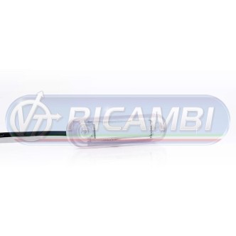 1 - FANALINO INGOMBRO TRASPARENTE STRISCIA A LED VERDE