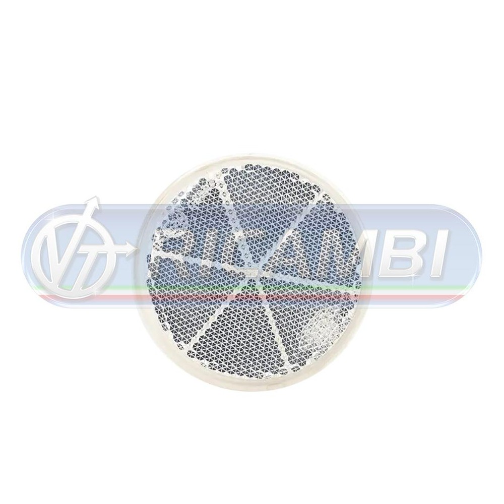 1 - CATADIOTTRO DIAM.60 ADESIVO BIANCO