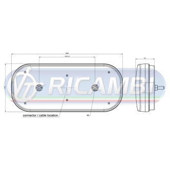 1 - FANALE POST. FULL LED 6 FUNZIONI 12-36V C/RETROMARCIA SX