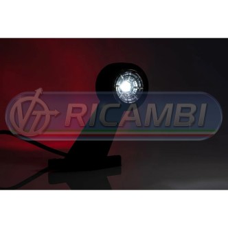 1 - FANALINO INGOMBRO POST. 2 LED 12/24V MEDIO 60° DX/SX