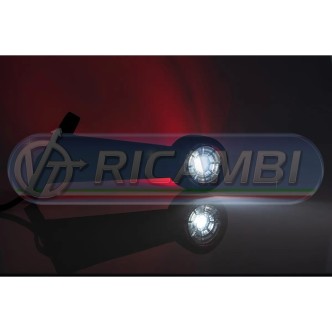 1 - FANALINO INGOMBRO POST. 2 LED 12/24V LUNGO 60° DX/SX