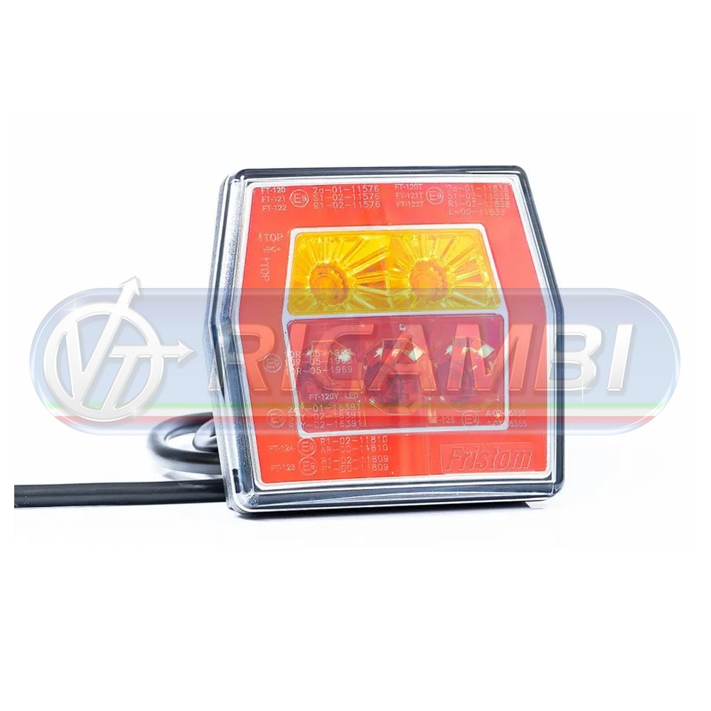 1 - FANALE POST. FULL LED 3 FUNZIONI 12-36V DX/SX