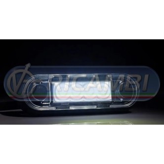 1 - FANALINO INGOMBRO A INCASSO 4 LED BIANCO