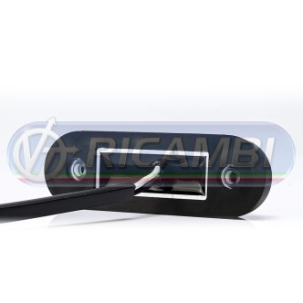 1 - FANALINO INGOMBRO A INCASSO 4 LED ROSSO