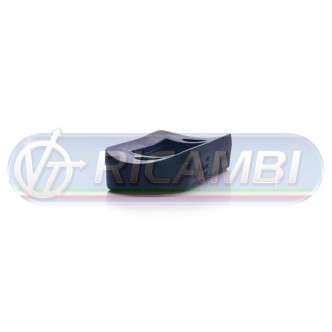 1 - SUPPORTO NERO PER FANALINO INGOMBRO 2 LED X TUBO DIAM. 60