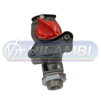 1 - GIUNTO ISO ROSSO C/FILTRO M24/M16 RIMORCHIO